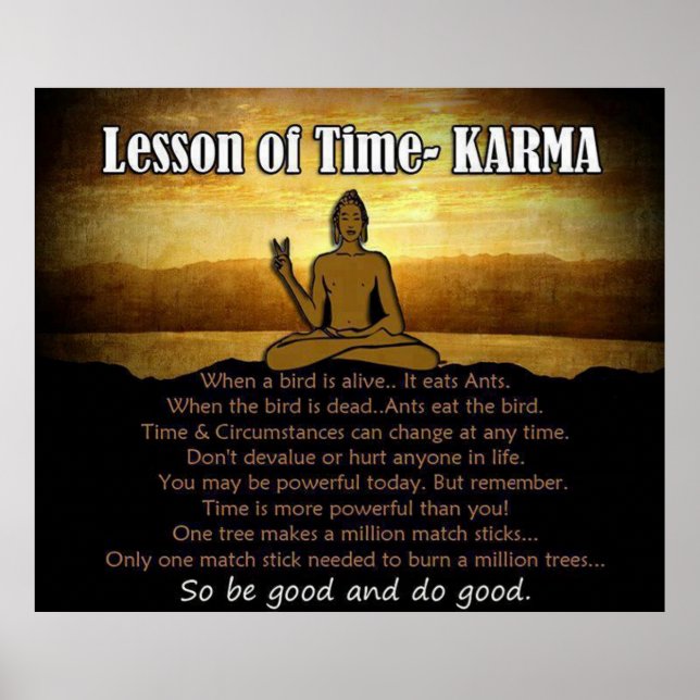 Lesson of Time ~ KARMA Poster (Front)