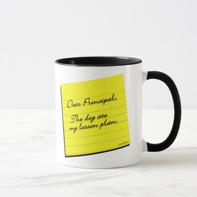 Lesson Plan Mug (Right)
