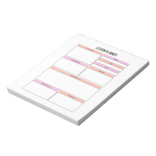 Lesson Planner Teacher Notepad