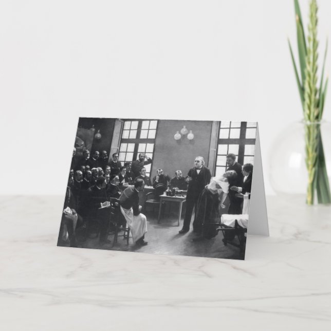 Lesson with Doctor Charcot at the Salpetriere Card (Front)