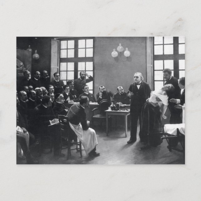 Lesson with Doctor Charcot at the Salpetriere Postcard (Front)