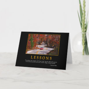 Lessons Greeting Card