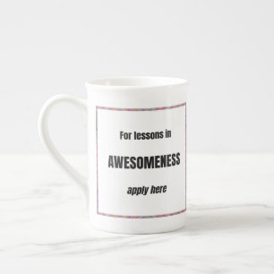 Lessons in Awesomeness Bone China Mug