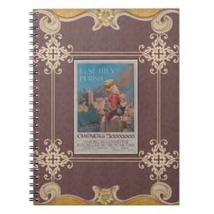 Lest They Perish Poster Notebook