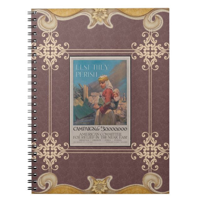 Lest They Perish Poster Notebook (Front)