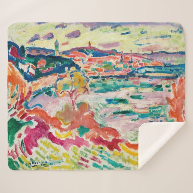 L'Estaque | George Braque | Sherpa Blanket (Front (Horizontal))