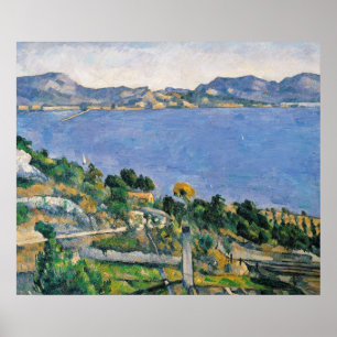L'Estaque, View of the Bay of Marseilles Poster