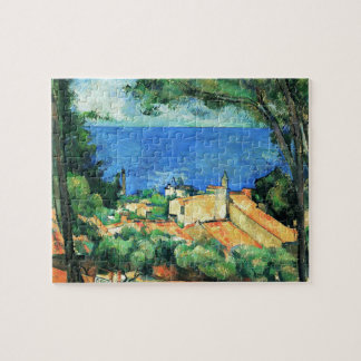 L'Estaque with Red Roofs by Paul Cezanne Jigsaw Puzzle