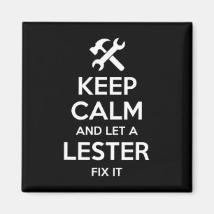 Lester Funny Surname Birthday Family Tree Reunion Magnet