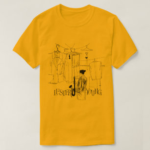 Lester Young Jazz Vintage Illustration T-Shirt