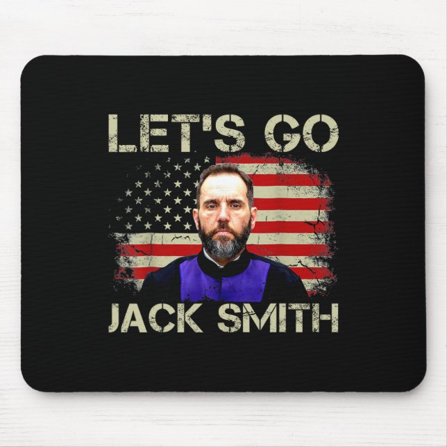 Let39s Go Jack Smith American Flag Summer  Mouse Pad (Front)