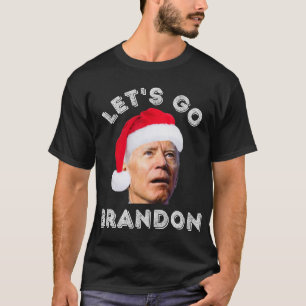 Let#39;s Go-brandon Anti-joe Biden Christmas Santa T-Shirt