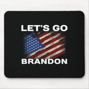 Let#39;s Go Brandon Flag Joe Biden Donald Trump Pa Mouse Pad
