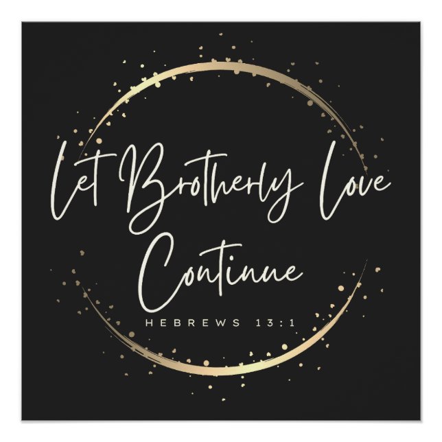 Let Brotherly Love Continue     Poster (Front)