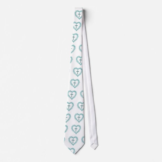 LET CHRIST LIVE IN YOUR HEART TIE (Front)