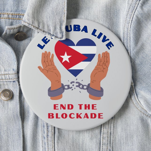 Let Cuba Live Button (In Situ)