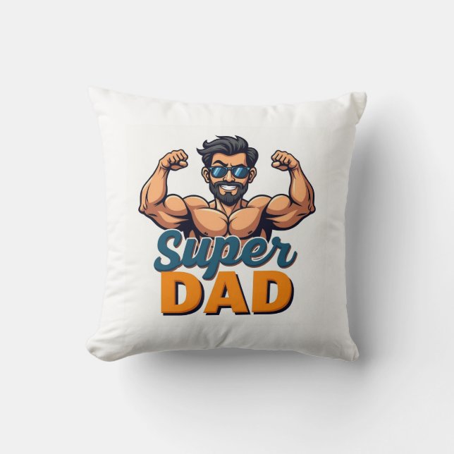 Let Dad relax in style & fun! 💪🛋️ This cartoon “ Cushion (Front)