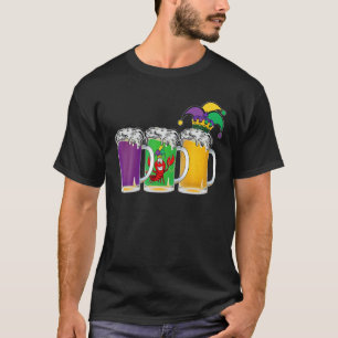 Let Day Drink Unique Mardi Gras Jester Funny Crawf T-Shirt