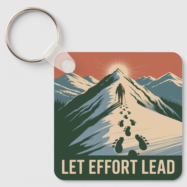 Let Effort Lead Key Ring (Front)