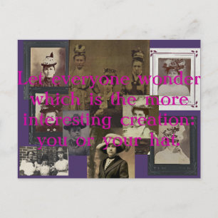 Let Everyone Wonder Postcard