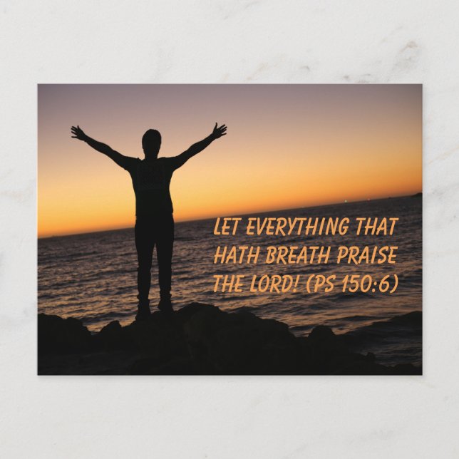 Let Everything That Hath Breath Postcard (Front)