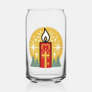 Let Faith Be Your Brightest Star Candle Art Can Glass