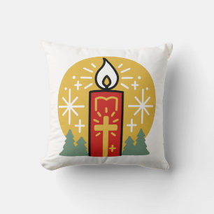 Let Faith Be Your Brightest Star Candle Art Cushion