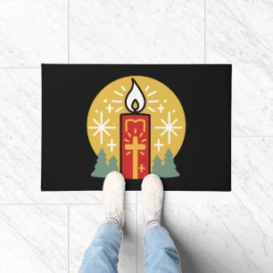 Let Faith Be Your Brightest Star Candle Art Doormat