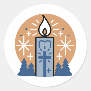 Let Faith Shine Bright Classic Round Sticker