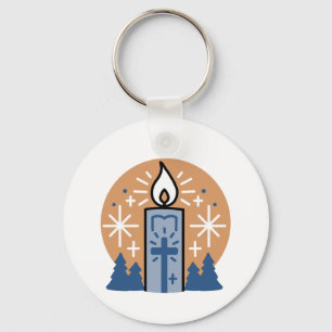 Let Faith Shine Bright: Winter Theme Key Ring