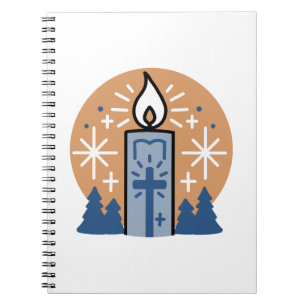Let Faith Shine Bright: Winter Theme Notebook
