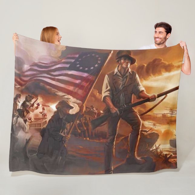 LET FREEDOM RING FLEECE BLANKET (In Situ)