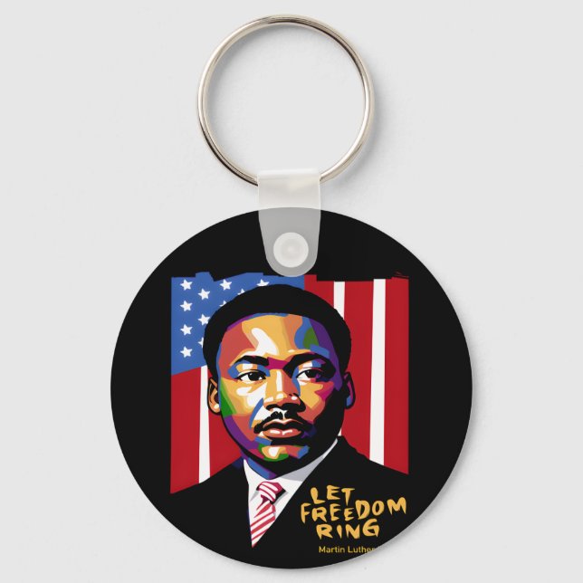 Let Freedom Ring Funny Quote Key Ring (Front)
