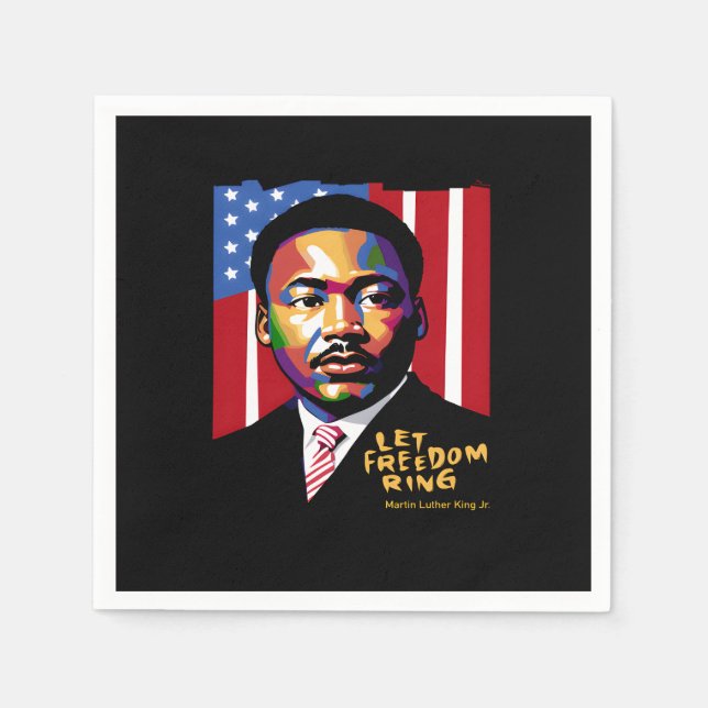 Let Freedom Ring Funny Quote Napkin (Front)