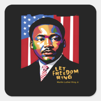 Let Freedom Ring Funny Quote Square Sticker