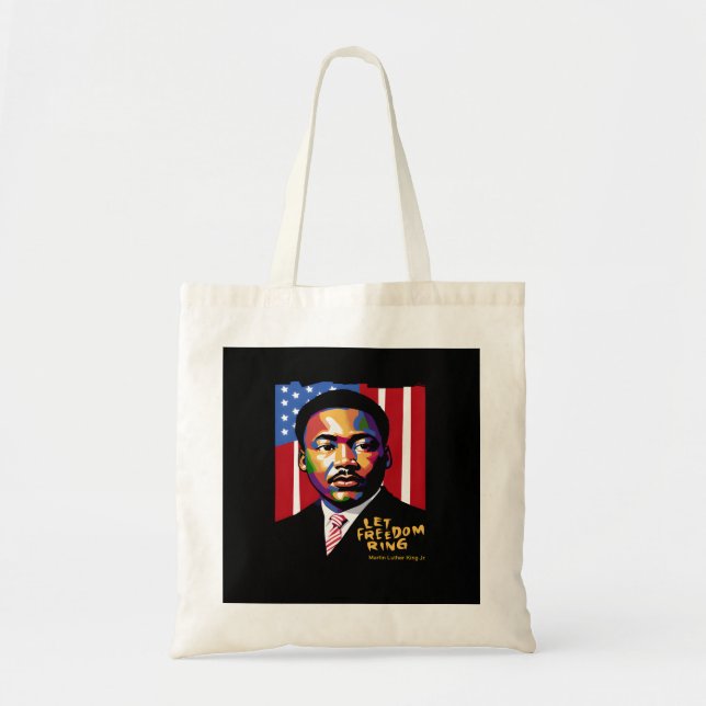 Let Freedom Ring Funny Quote Tote Bag (Front)