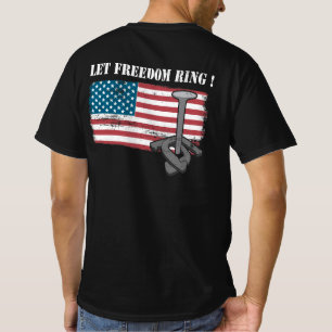 Let Freedom Ring Horseshoe Throwing T-Shirt