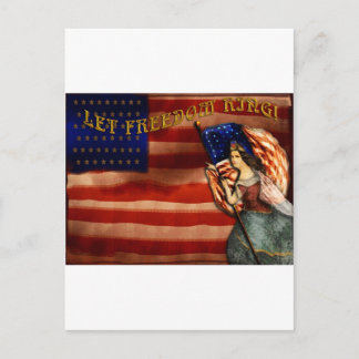 Let Freedom Ring Postcard