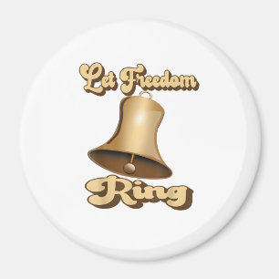 Let Freedom Ring Retro Vintage Bell Magnet