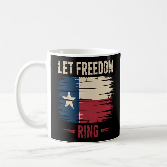 Let Freedom Ring Viral Sloth Coffee Mug (Left)