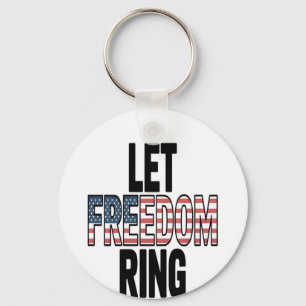 Let Freedom Ring Viral Sloth Key Ring