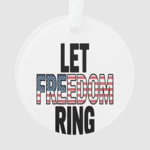 Let Freedom Ring Viral Sloth Ornament