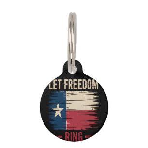 Let Freedom Ring Viral Sloth Pet Tag