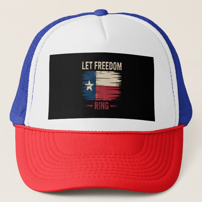 Let Freedom Ring Viral Sloth Trucker Hat (Front)