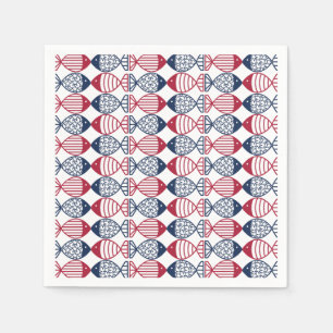 Let Freedom Stream! Patriotic Invitation Napkin