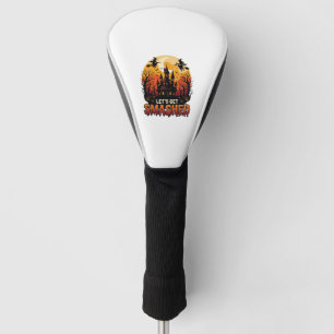 Let Get Smashed Halloween Haunted Castle Witches P Golf Head Cover