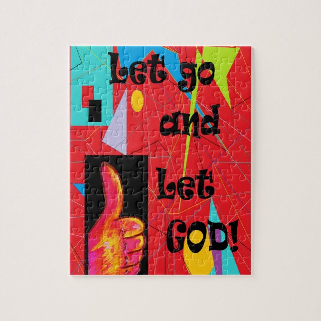Let Go and Let God Jigsaw Puzzle (Vertical)