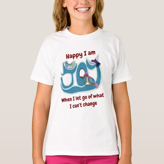 Let go!  Be the change! T-Shirt (Front)