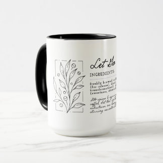 "Let Go" Coffee Mug, 15 oz Mug
