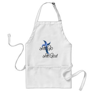 Let Go Let God Christian Standard Apron